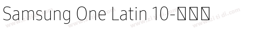 Samsung One Latin 10字体转换 Samsung One Latin 10字体转换